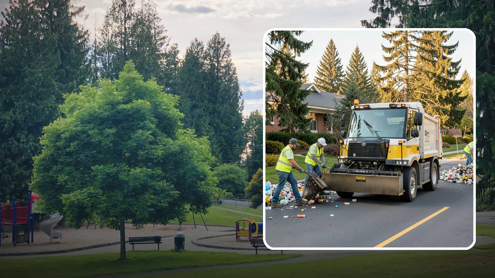 Recycling Collection Support in Bonney Lake, Pierce County, WA - Supplemental collection and sorting support for public-space recycling and diversion programs.