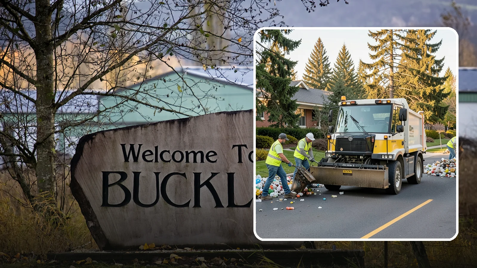 Recycling Collection Support in Buckley, Pierce County, WA - Supplemental collection and sorting support for public-space recycling and diversion programs.