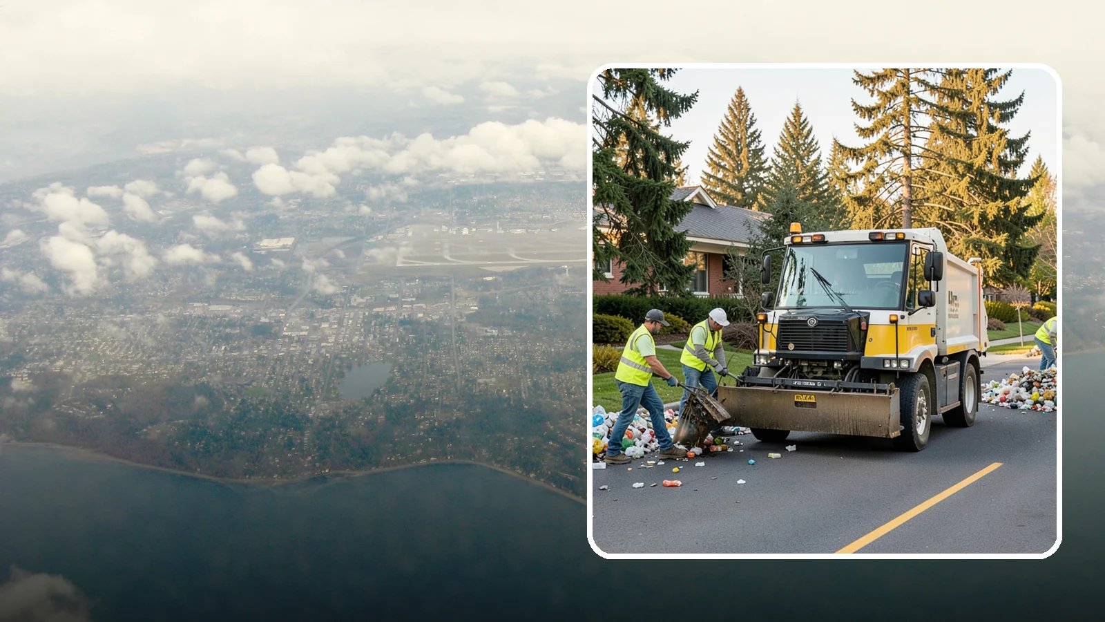 Recycling Collection Support in Burien, King County, WA - Supplemental collection and sorting support for public-space recycling and diversion programs.