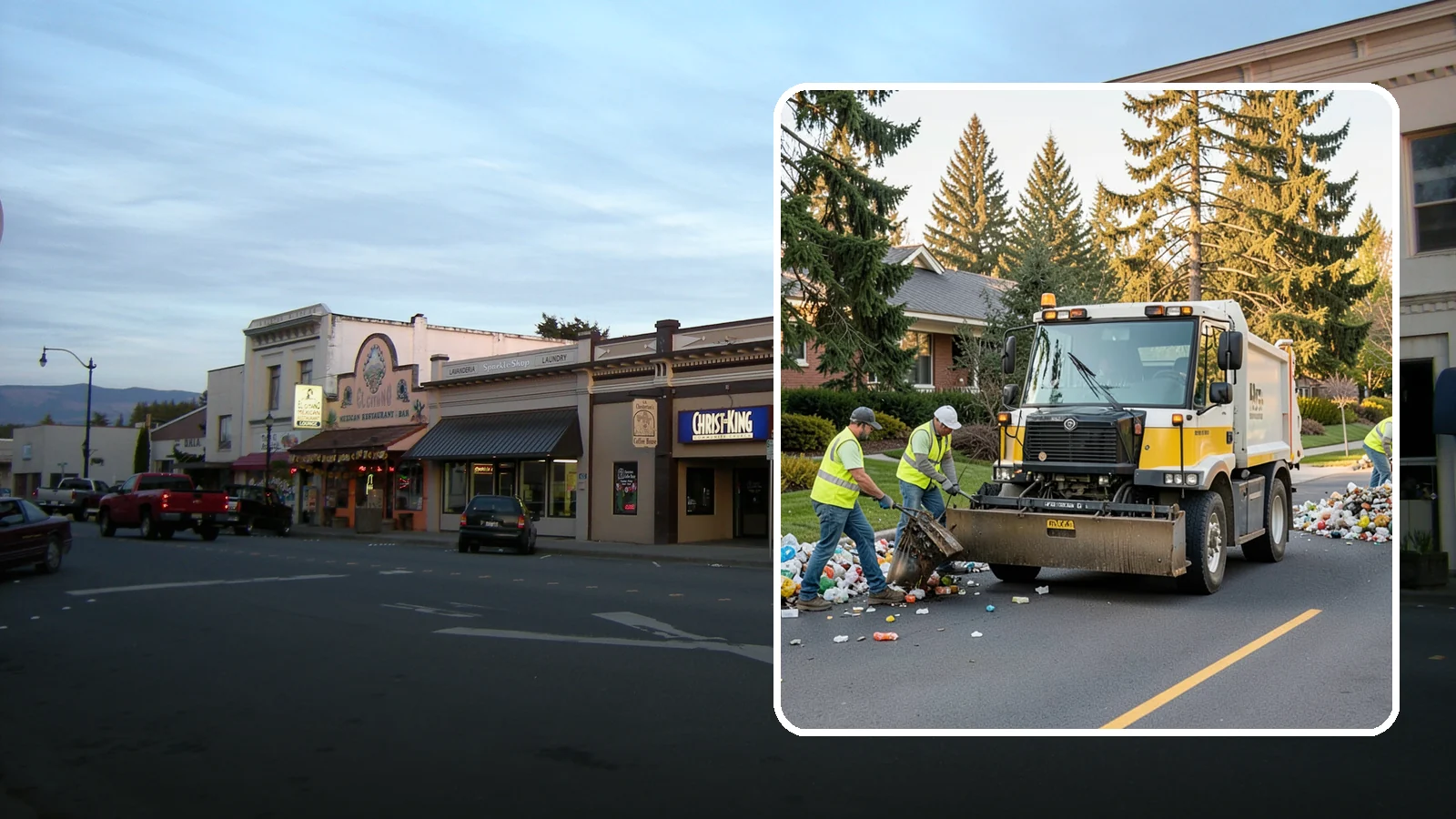 Recycling Collection Support in Burlington, Skagit County, WA - Supplemental collection and sorting support for public-space recycling and diversion programs.