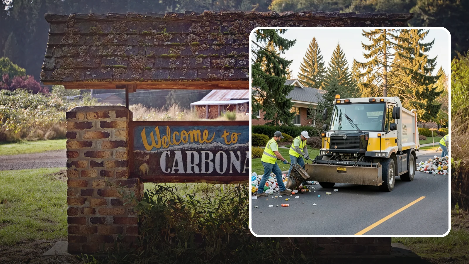 Recycling Collection Support in Carbonado, Pierce County, WA - Supplemental collection and sorting support for public-space recycling and diversion programs.