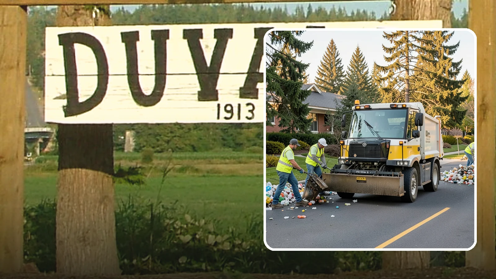 Recycling Collection Support in Duvall, King County, WA - Supplemental collection and sorting support for public-space recycling and diversion programs.