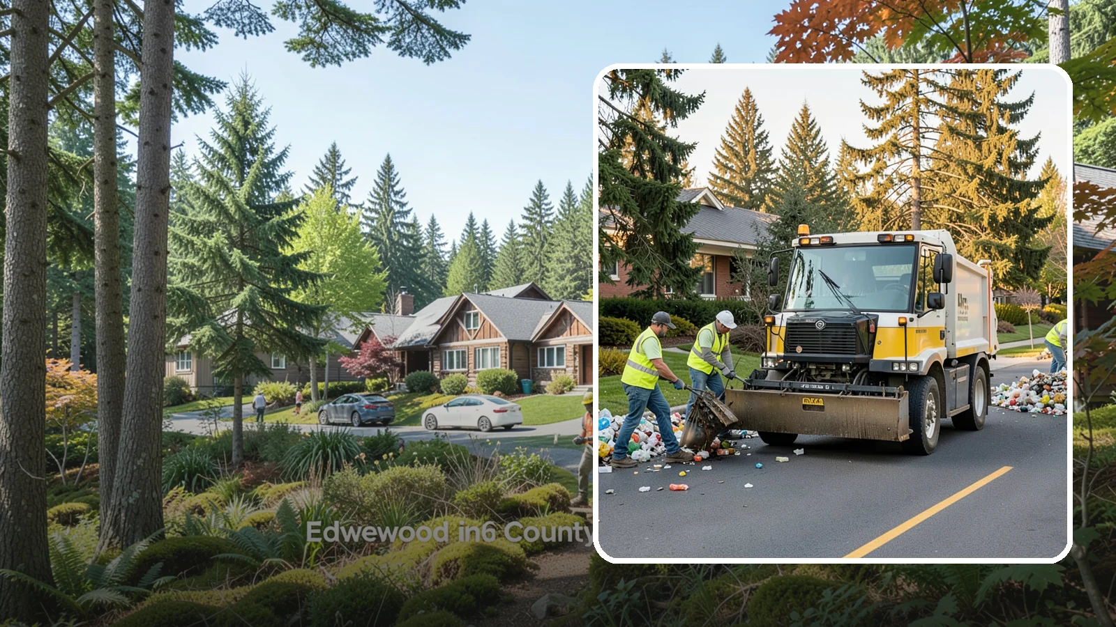 Recycling Collection Support in Edgewood, Pierce County, WA - Supplemental collection and sorting support for public-space recycling and diversion programs.
