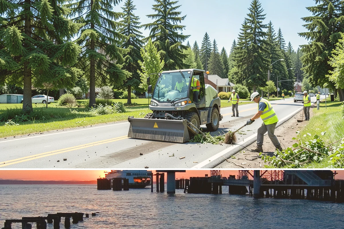 Recycling Collection Support in Edmonds, Snohomish County, WA - Support runs throughout the year, scaling up during summer festivals and outdoor events that generate heavy recyclable volumes.
