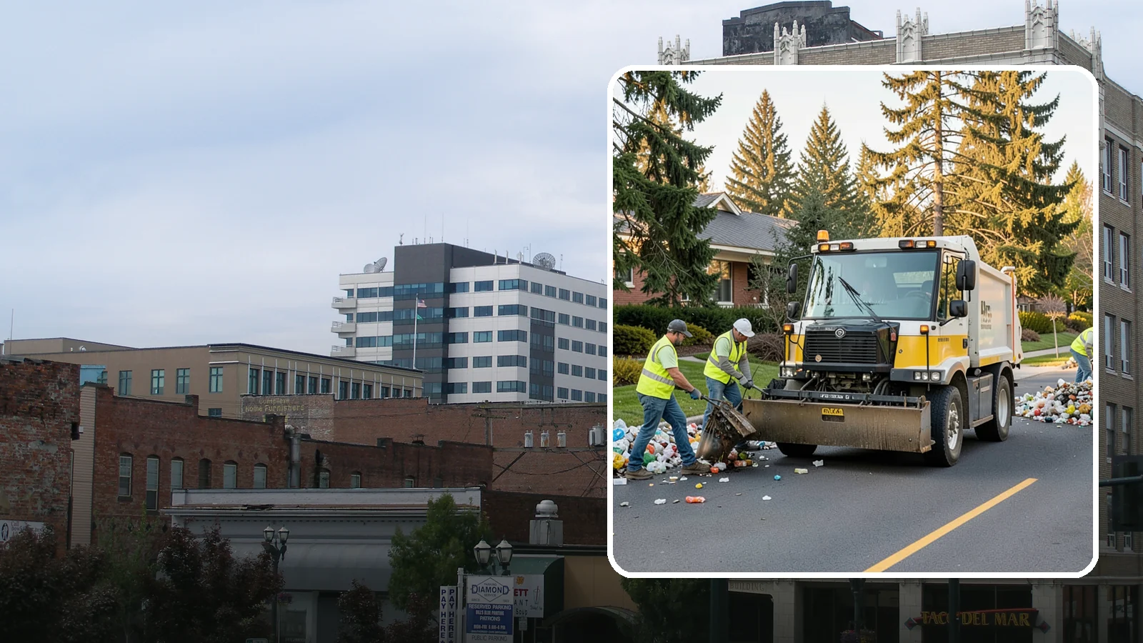 Recycling Collection Support in Everett, Snohomish County, WA - Supplemental collection and sorting support for public-space recycling and diversion programs.