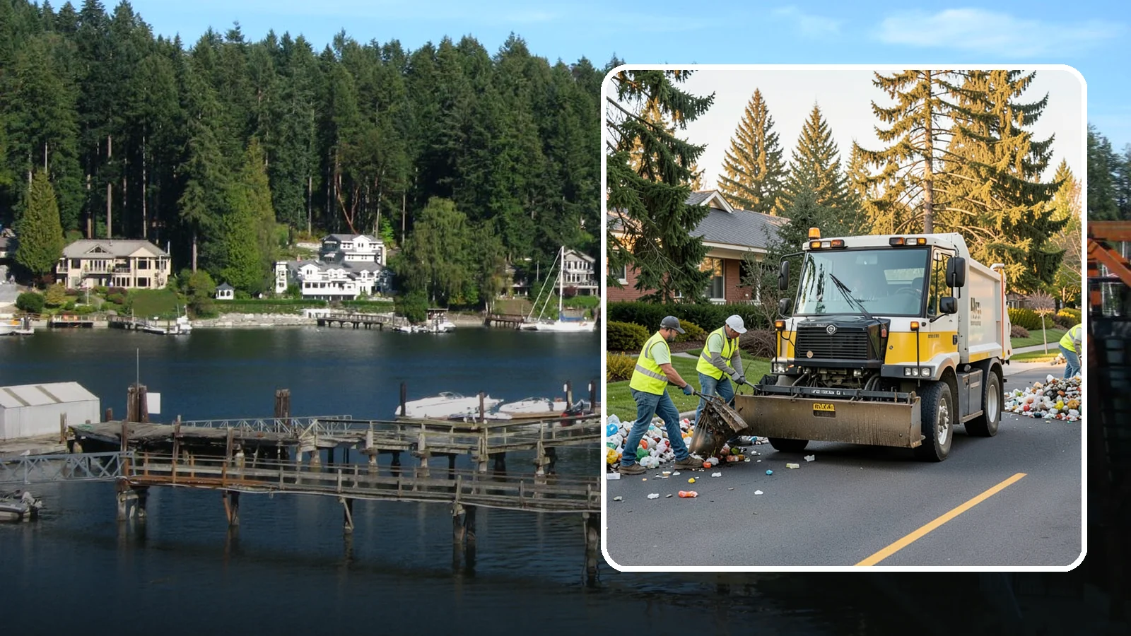 Recycling Collection Support in Gig Harbor, Pierce County, WA - Supplemental collection and sorting support for public-space recycling and diversion programs.