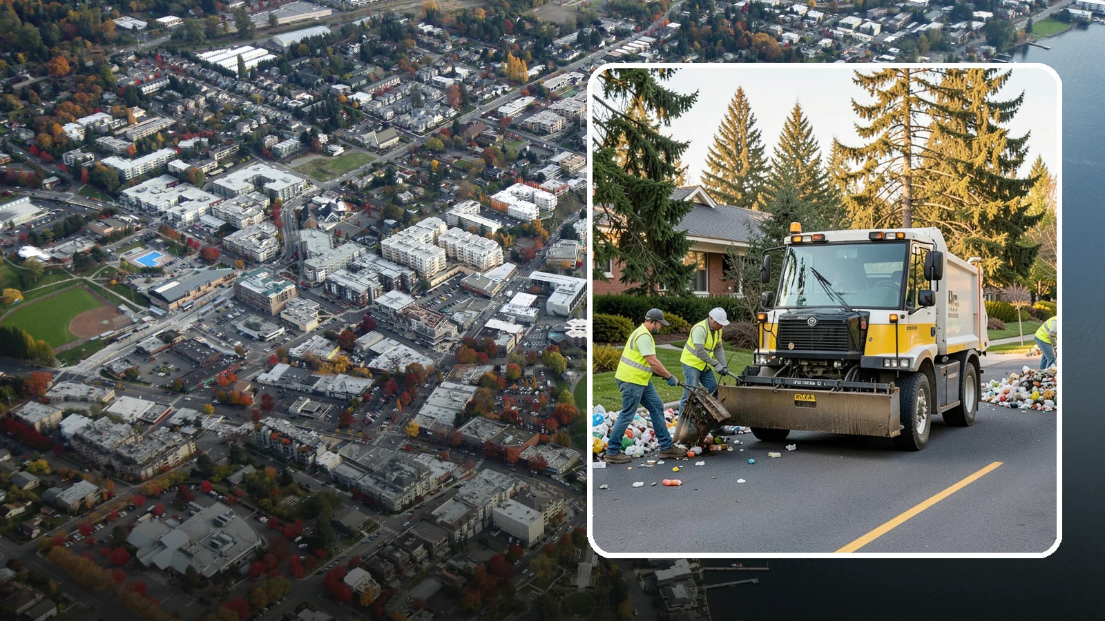 Recycling Collection Support in Kirkland, King County, WA - Supplemental collection and sorting support for public-space recycling and diversion programs.