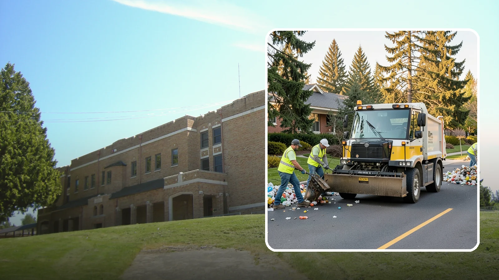 Recycling Collection Support in Maple Valley, King County, WA - Supplemental collection and sorting support for public-space recycling and diversion programs.