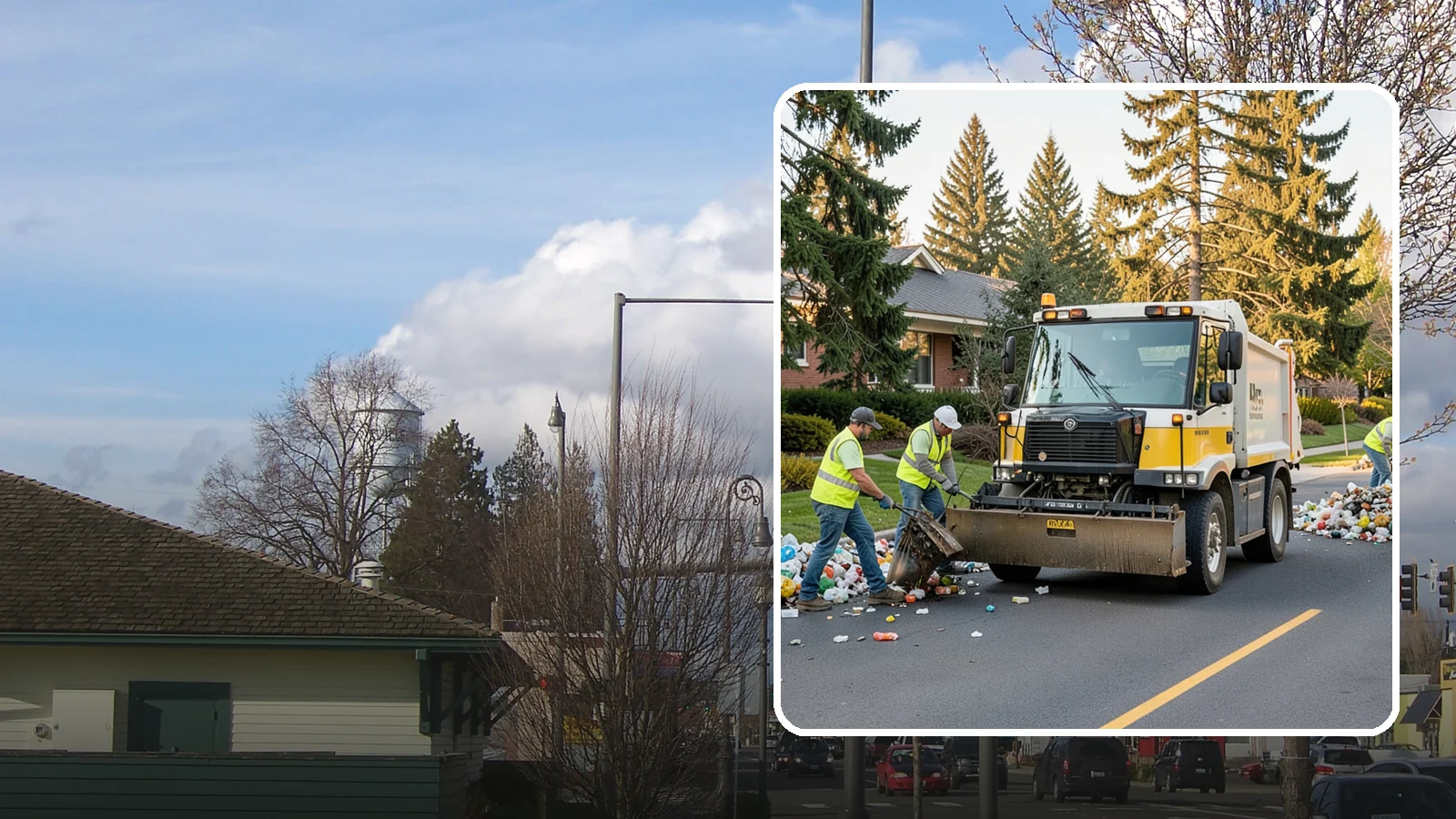 Recycling Collection Support in Marysville, Snohomish County, WA - Supplemental collection and sorting support for public-space recycling and diversion programs.