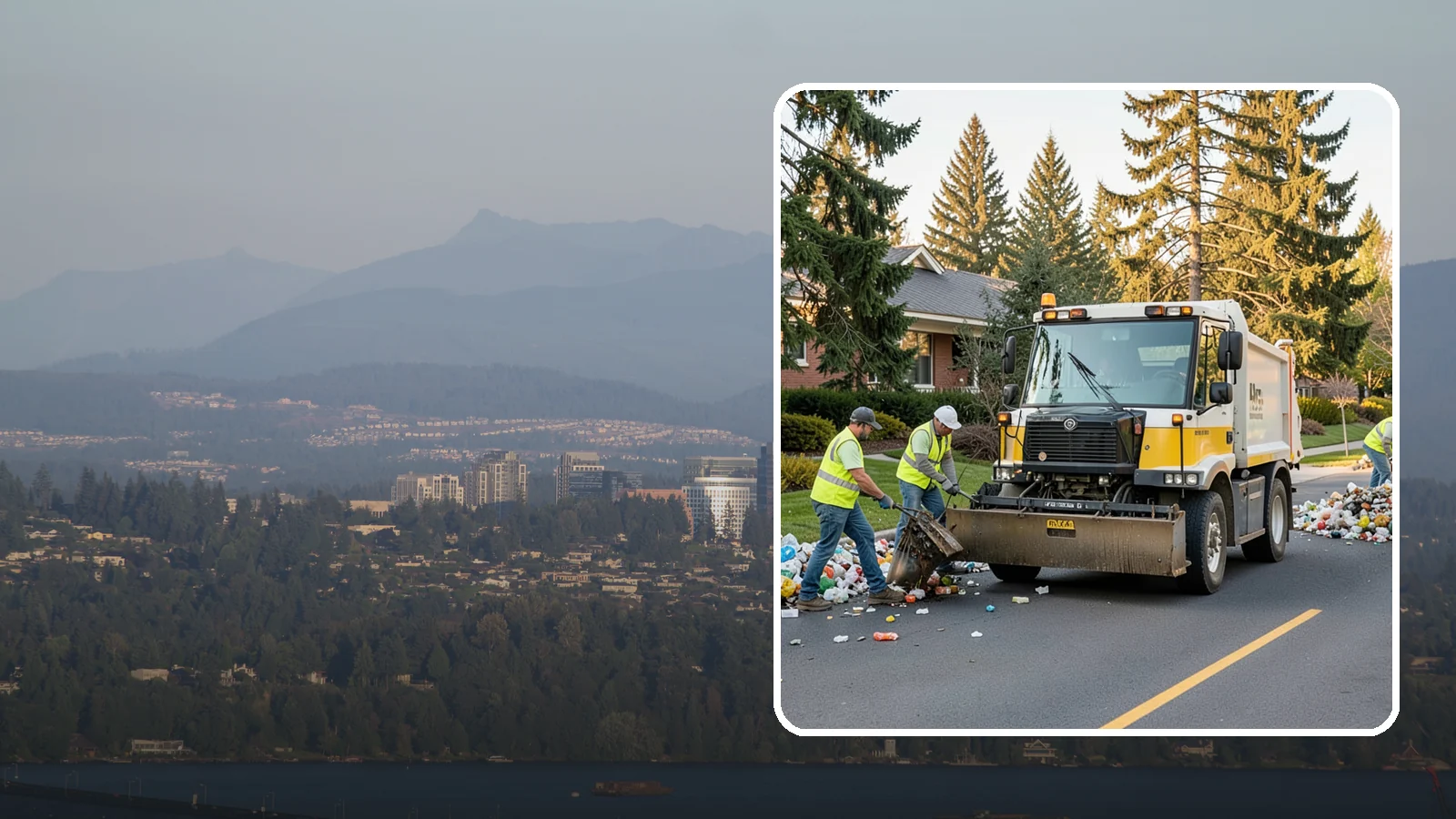 Recycling Collection Support in Medina, King County, WA - Supplemental collection and sorting support for public-space recycling and diversion programs.