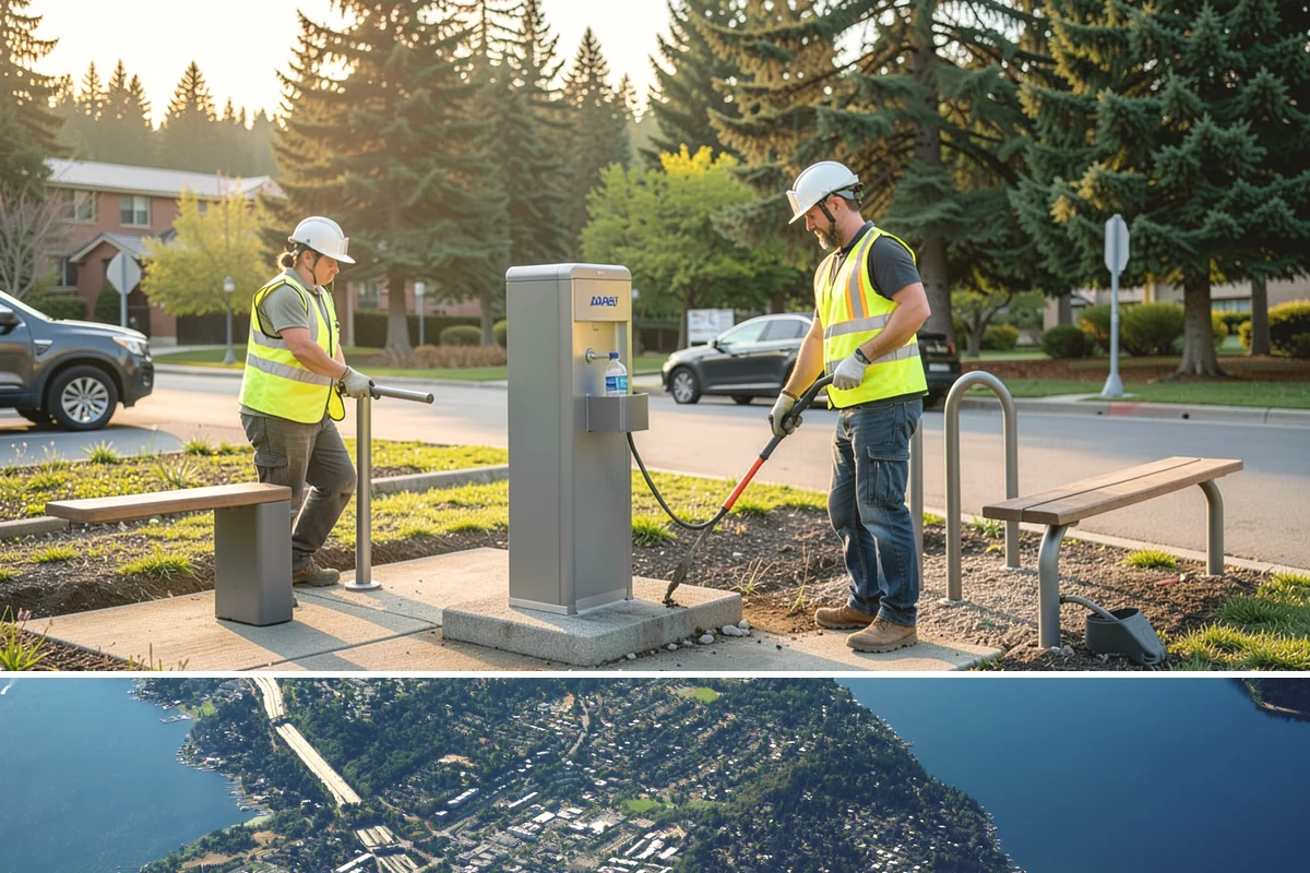 Recycling Collection Support in Mercer Island, King County, WA - Support runs throughout the year, scaling up during summer festivals and outdoor events that generate heavy recyclable volumes.