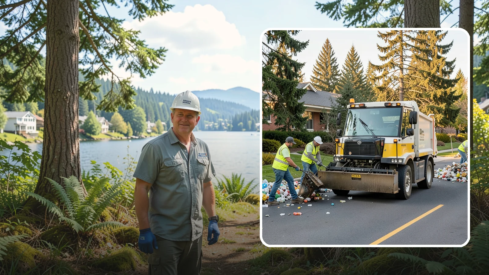 Recycling Collection Support in Milton, King County, WA - Supplemental collection and sorting support for public-space recycling and diversion programs.