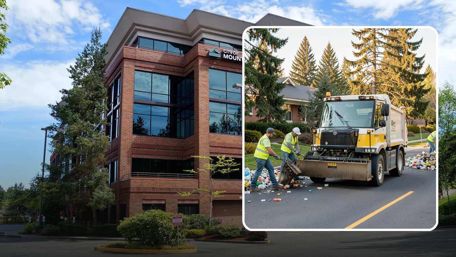 Recycling Collection Support in Mountlake Terrace, Snohomish County, WA - Supplemental collection and sorting support for public-space recycling and diversion programs.