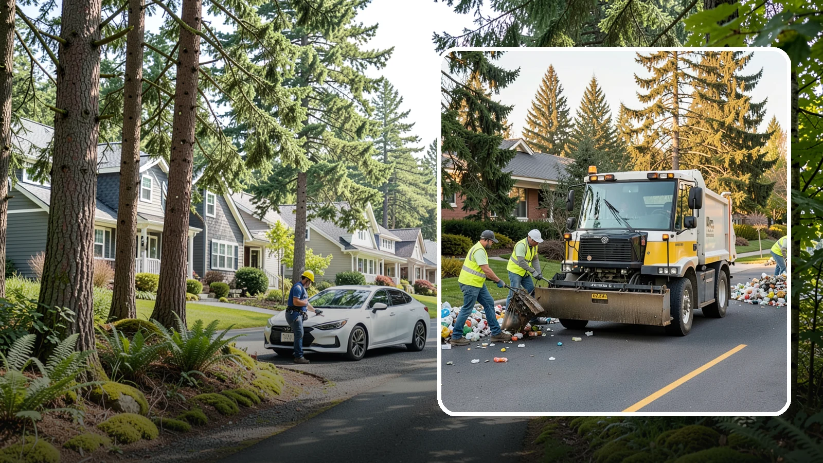 Recycling Collection Support in Normandy Park, King County, WA - Supplemental collection and sorting support for public-space recycling and diversion programs.