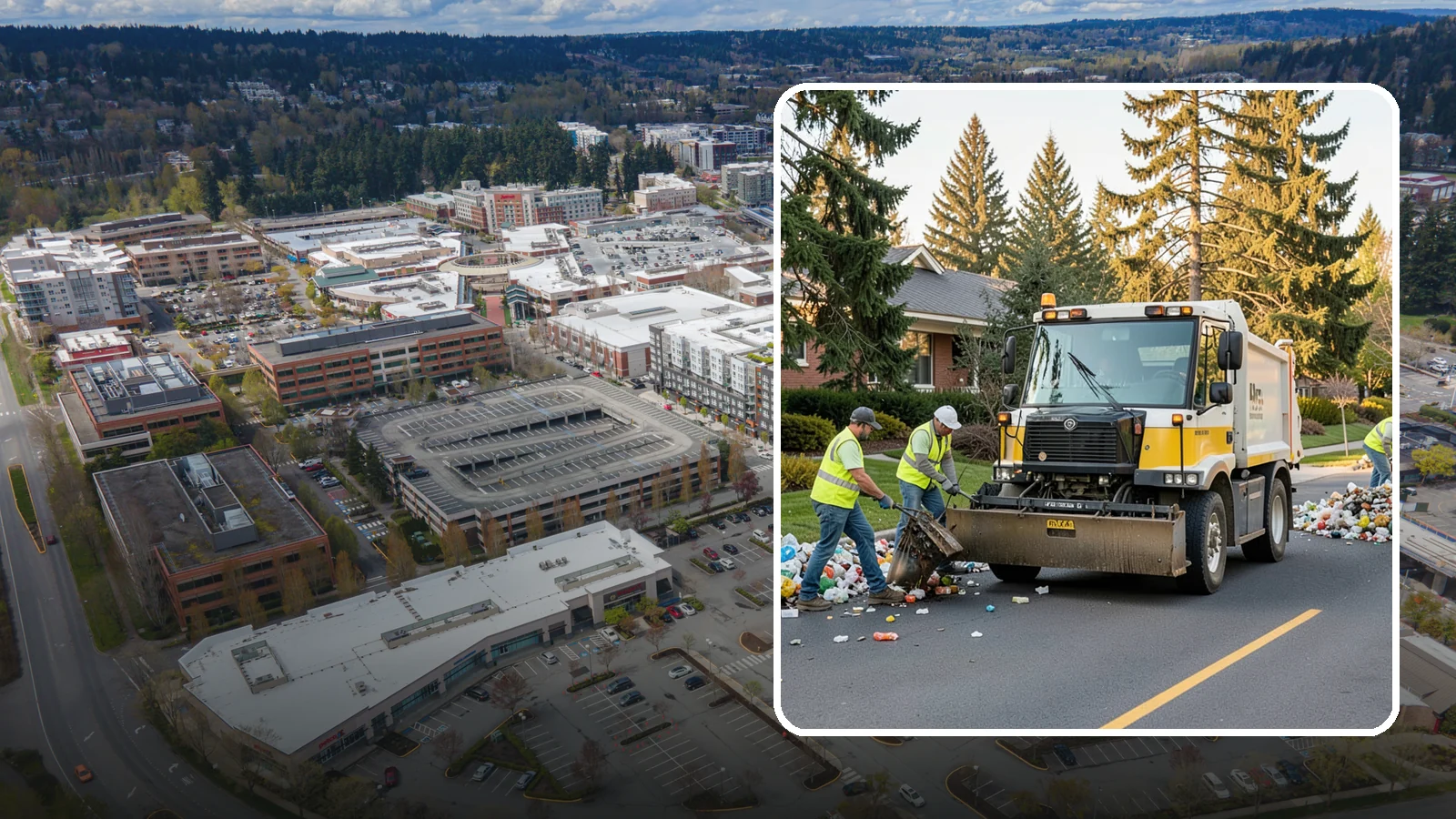 Recycling Collection Support in Redmond, King County, WA - Supplemental collection and sorting support for public-space recycling and diversion programs.