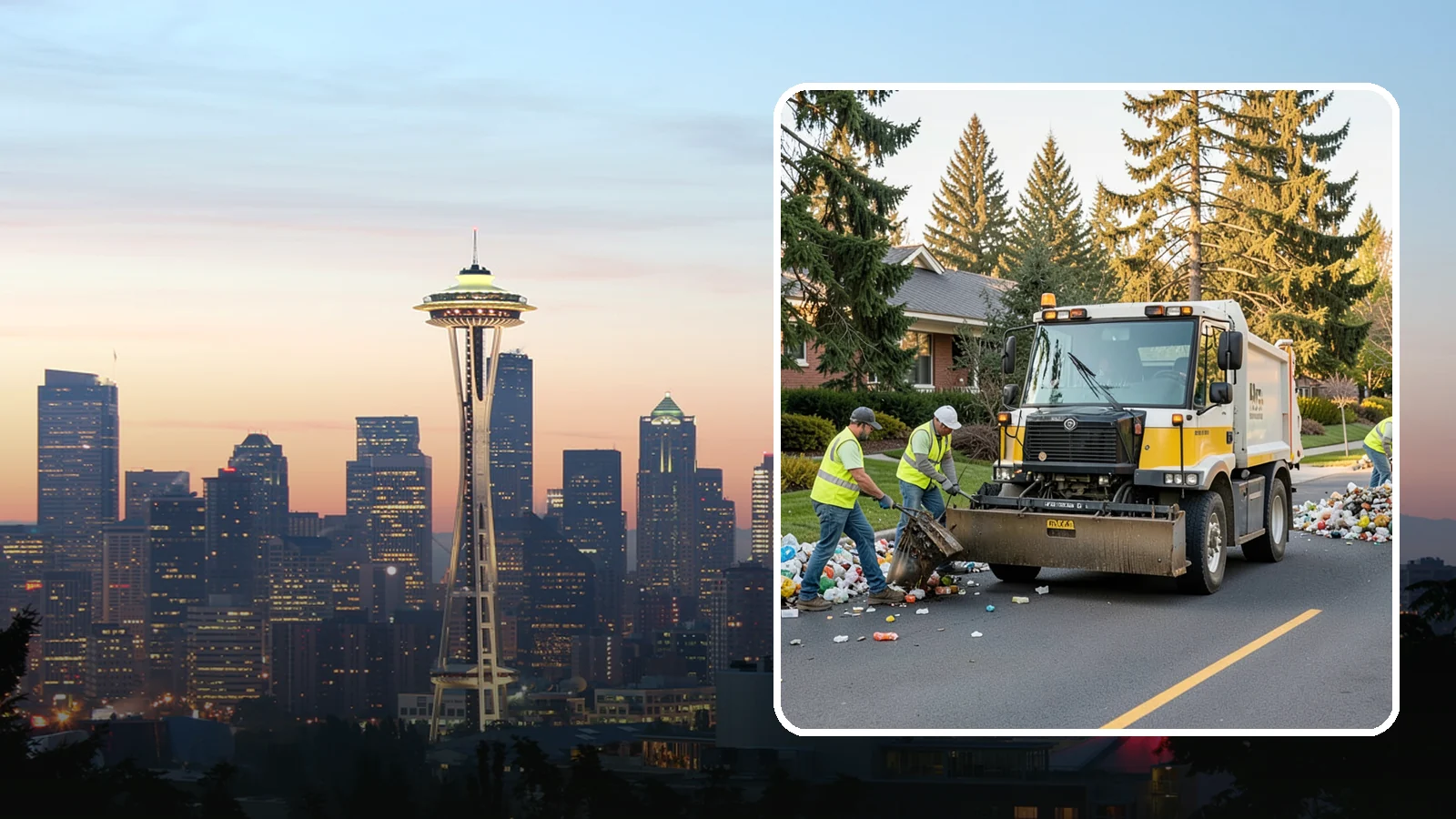 Recycling Collection Support in Seattle, King County, WA - Supplemental collection and sorting support for public-space recycling and diversion programs.
