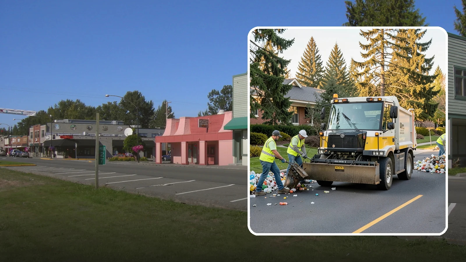 Recycling Collection Support in Snoqualmie, King County, WA - Supplemental collection and sorting support for public-space recycling and diversion programs.