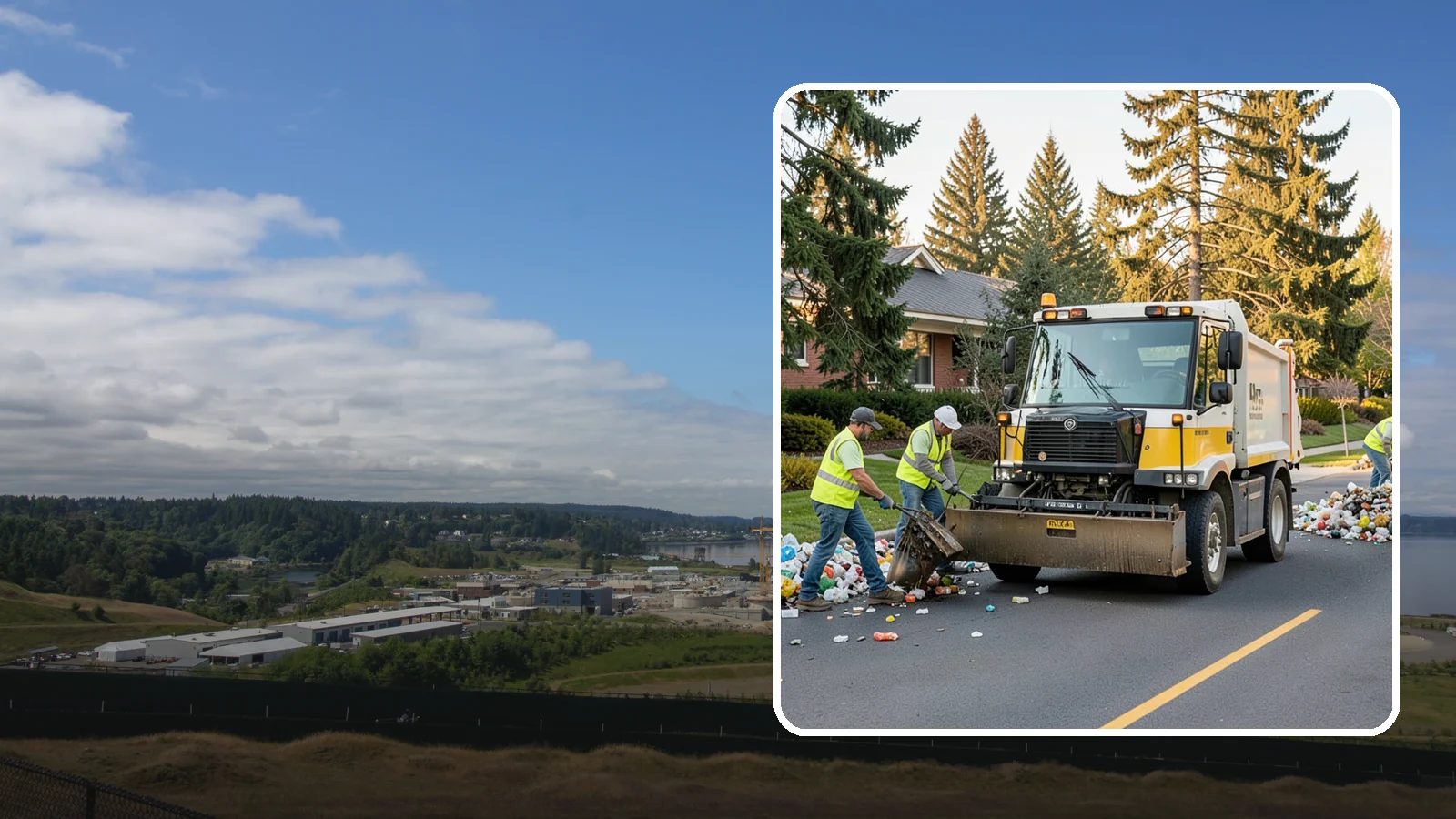 Recycling Collection Support in University Place, Pierce County, WA - Supplemental collection and sorting support for public-space recycling and diversion programs.
