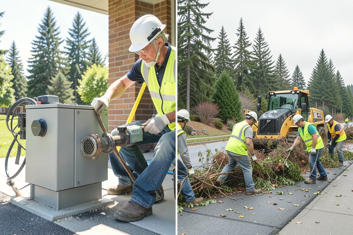 Recycling Station Installation in Anacortes, Skagit County, WA - Confirm stream configuration with your hauler and staff
