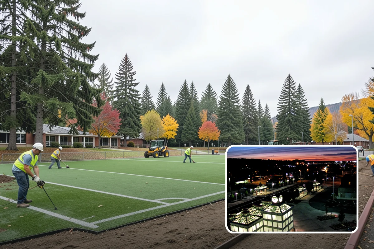 Recycling Station Installation in Auburn, King County, WA - Advances measurable diversion and sustainability goals