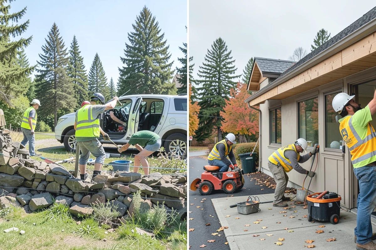 Recycling Station Installation in Auburn, King County, WA - Confirm stream configuration with your hauler and staff