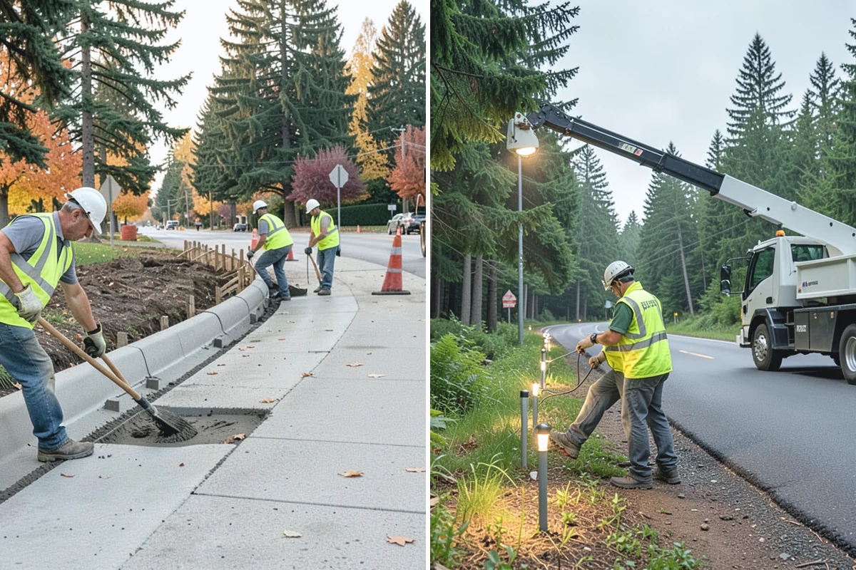 Recycling Station Installation in Beaux Arts Village, King County, WA - Confirm stream configuration with your hauler and staff