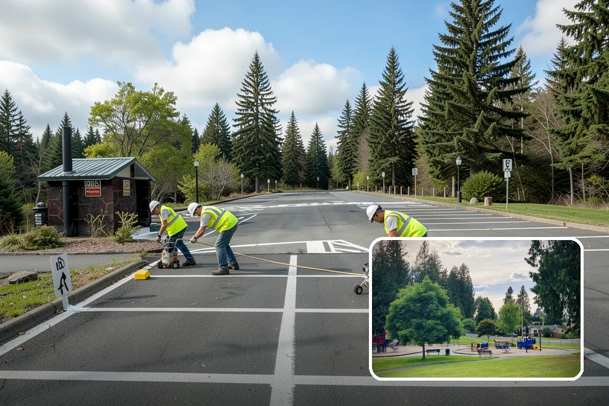 Recycling Station Installation in Bonney Lake, Pierce County, WA - Advances measurable diversion and sustainability goals