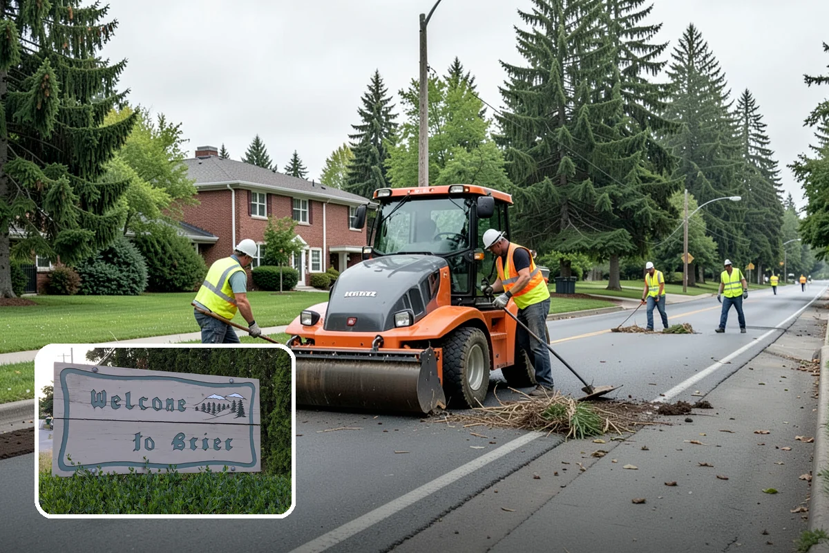 Recycling Station Installation in Brier, Snohomish County, WA - Advances measurable diversion and sustainability goals