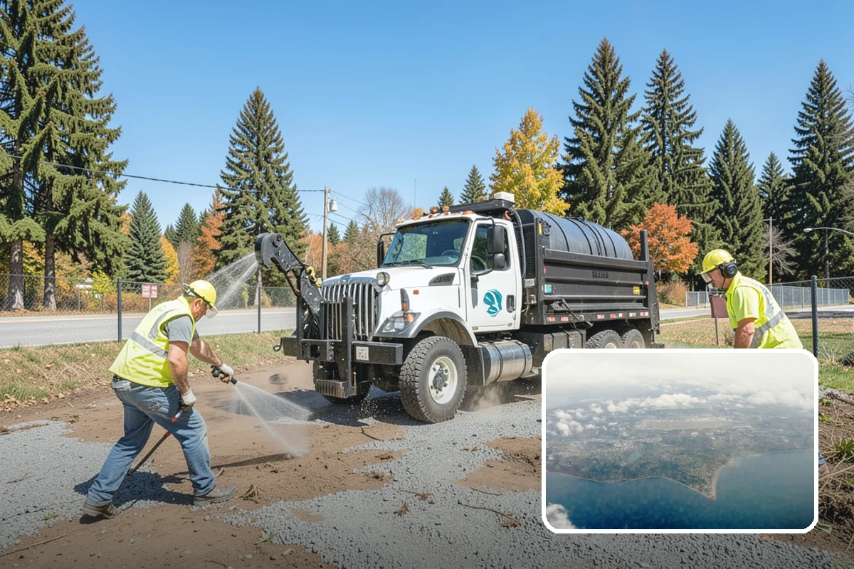Recycling Station Installation in Burien, King County, WA - Advances measurable diversion and sustainability goals