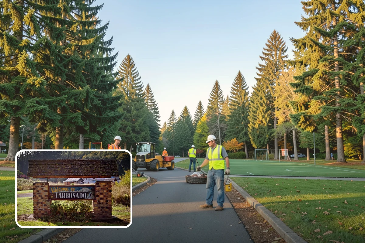 Recycling Station Installation in Carbonado, Pierce County, WA - Advances measurable diversion and sustainability goals