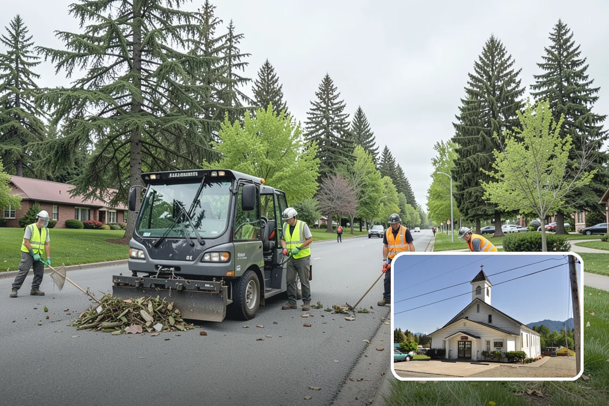 Recycling Station Installation in Concrete, Skagit County, WA - Advances measurable diversion and sustainability goals