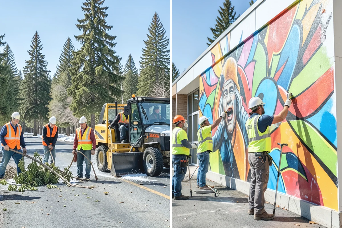 Recycling Station Installation in Des Moines, King County, WA - Confirm stream configuration with your hauler and staff