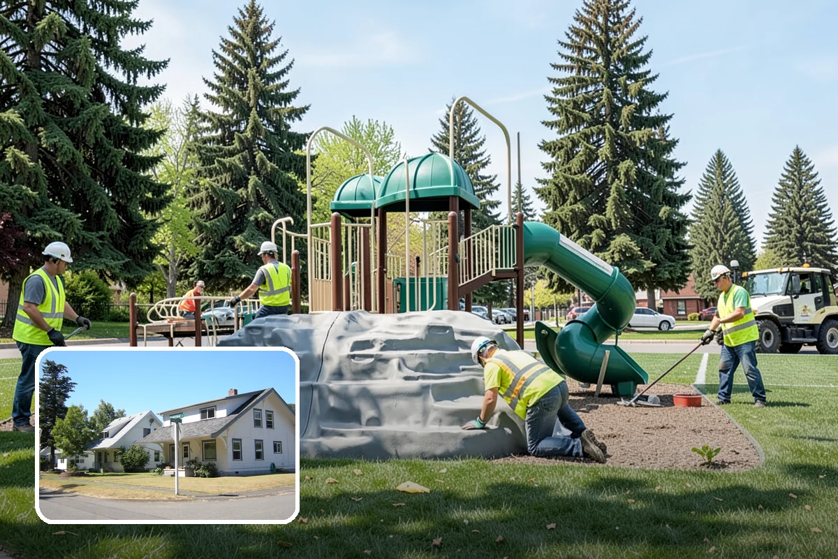 Recycling Station Installation in DuPont, Pierce County, WA - Advances measurable diversion and sustainability goals