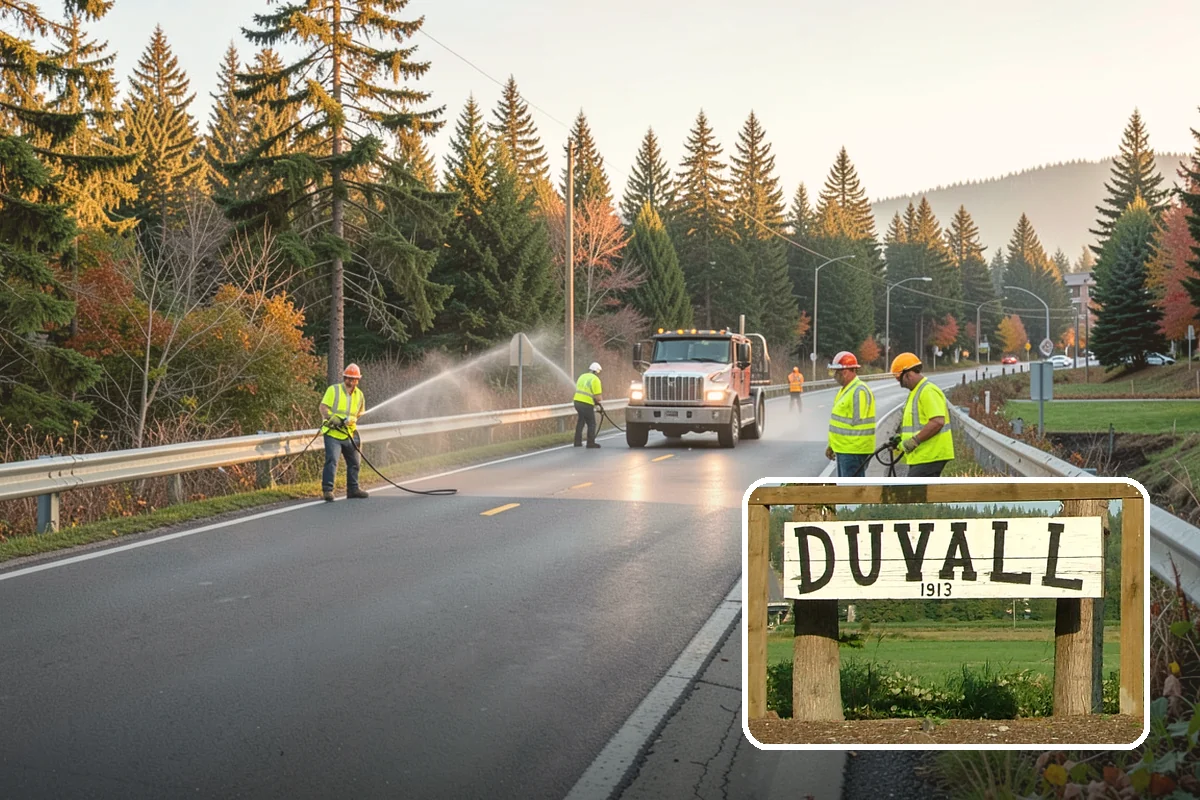 Recycling Station Installation in Duvall, King County, WA - Advances measurable diversion and sustainability goals