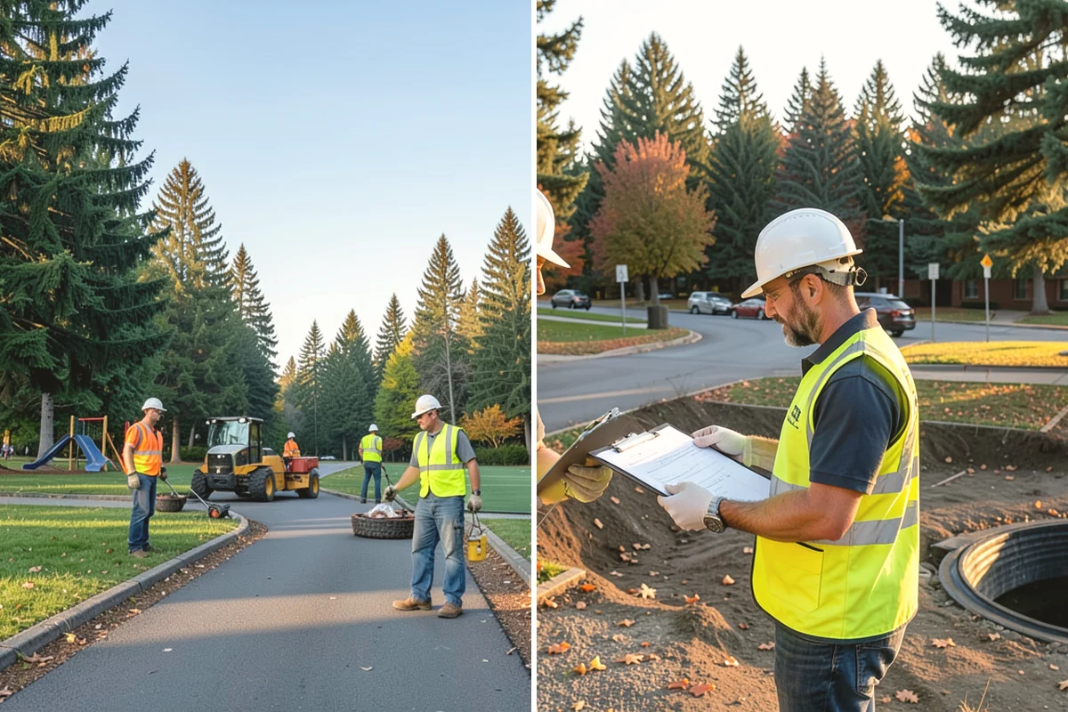 Recycling Station Installation in Duvall, King County, WA - Confirm stream configuration with your hauler and staff