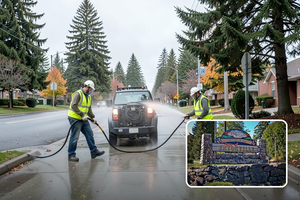 Recycling Station Installation in Eatonville, Pierce County, WA - Advances measurable diversion and sustainability goals