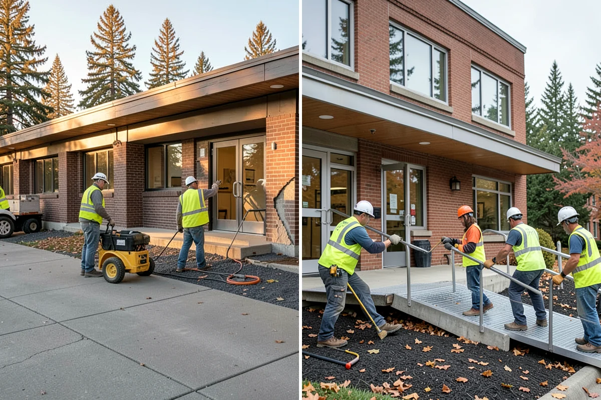 Recycling Station Installation in Enumclaw, King County, WA - Confirm stream configuration with your hauler and staff