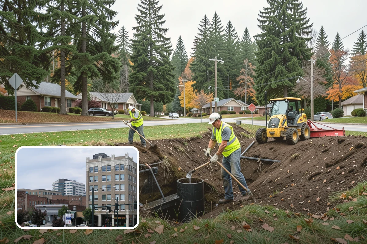 Recycling Station Installation in Everett, Snohomish County, WA - Advances measurable diversion and sustainability goals