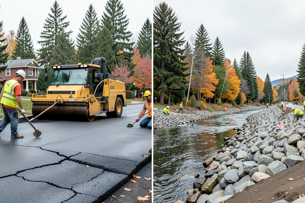 Recycling Station Installation in Fircrest, Pierce County, WA - Confirm stream configuration with your hauler and staff