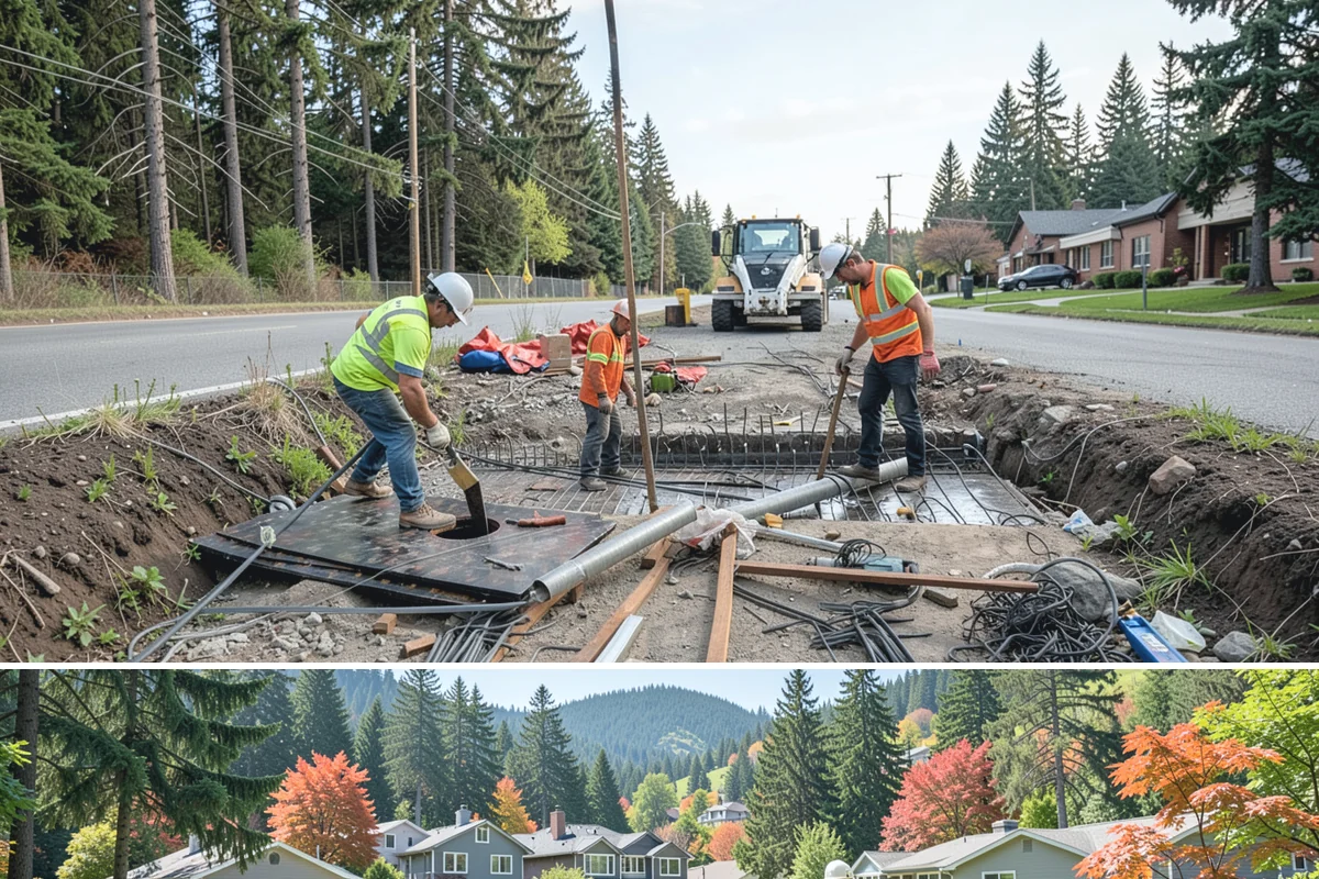 Recycling Station Installation in Fircrest, Pierce County, WA - Stations are installed year-round, with rollouts often timed to coincide with new diversion programs or the high-traffic summer...