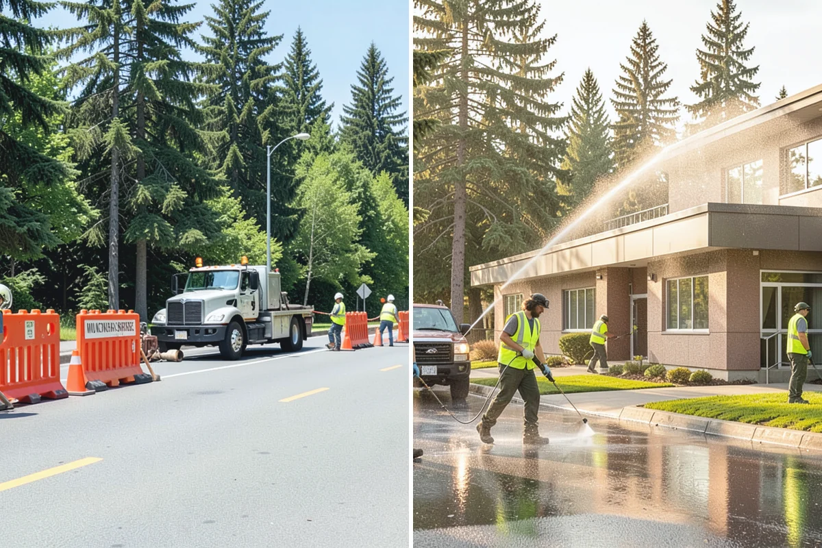 Recycling Station Installation in Granite Falls, Snohomish County, WA - Confirm stream configuration with your hauler and staff