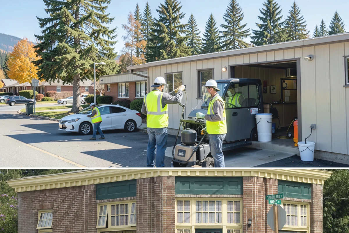 Recycling Station Installation in Hamilton, Skagit County, WA - Stations are installed year-round, with rollouts often timed to coincide with new diversion programs or the high-traffic summer...