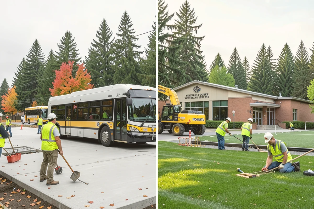 Recycling Station Installation in Index, Snohomish County, WA - Confirm stream configuration with your hauler and staff