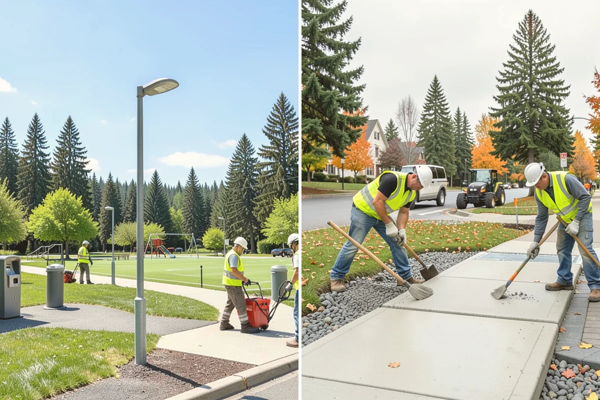 Recycling Station Installation in Kirkland, King County, WA - Confirm stream configuration with your hauler and staff