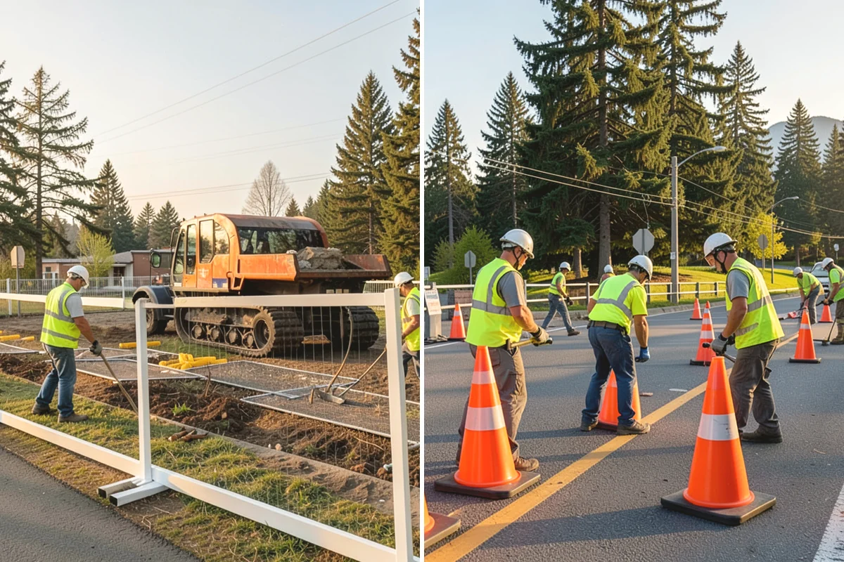 Recycling Station Installation in La Conner, Skagit County, WA - Confirm stream configuration with your hauler and staff