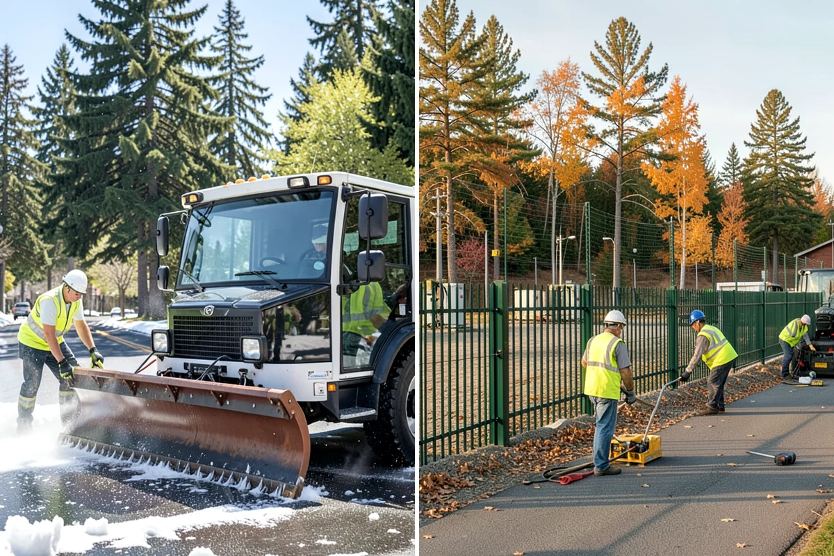 Recycling Station Installation in Lake Forest Park, King County, WA - Confirm stream configuration with your hauler and staff