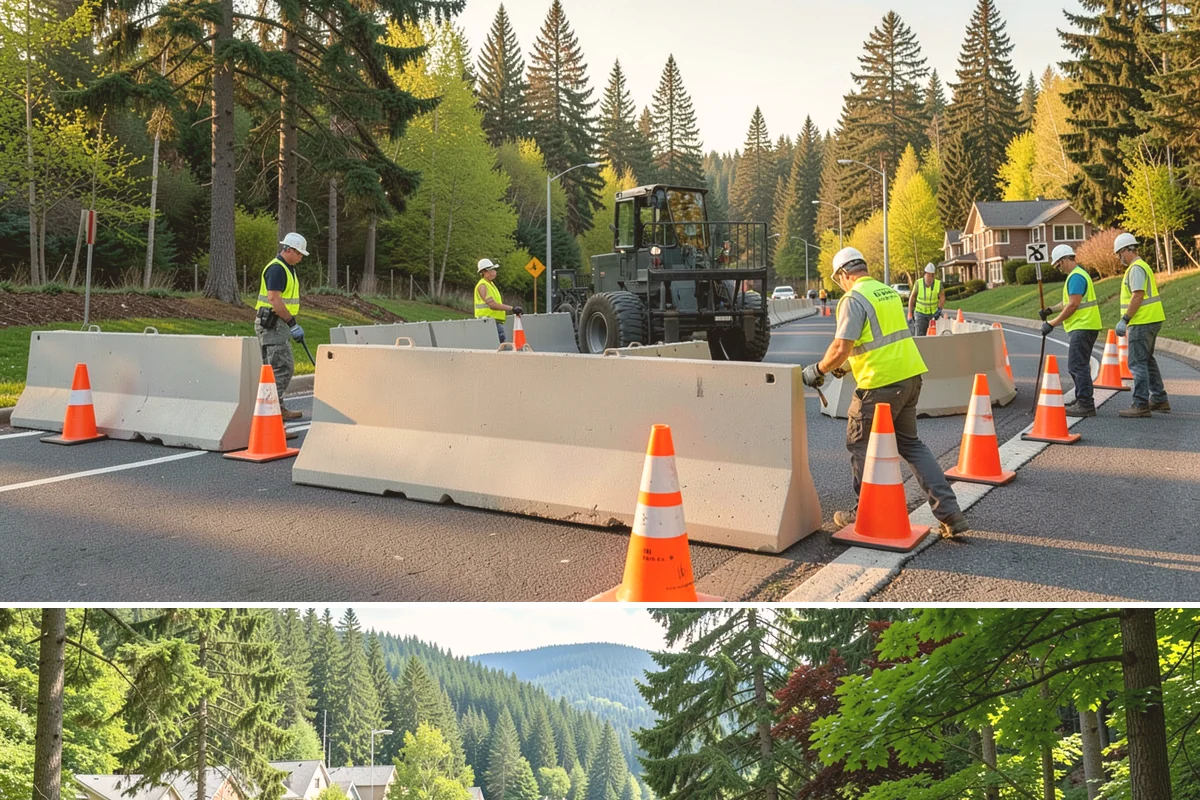 Recycling Station Installation in Lake Forest Park, King County, WA - Stations are installed year-round, with rollouts often timed to coincide with new diversion programs or the high-traffic summer...