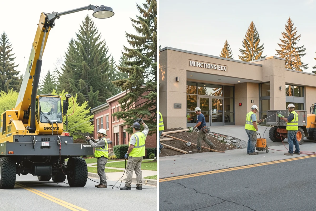 Recycling Station Installation in Lake Stevens, Snohomish County, WA - Confirm stream configuration with your hauler and staff