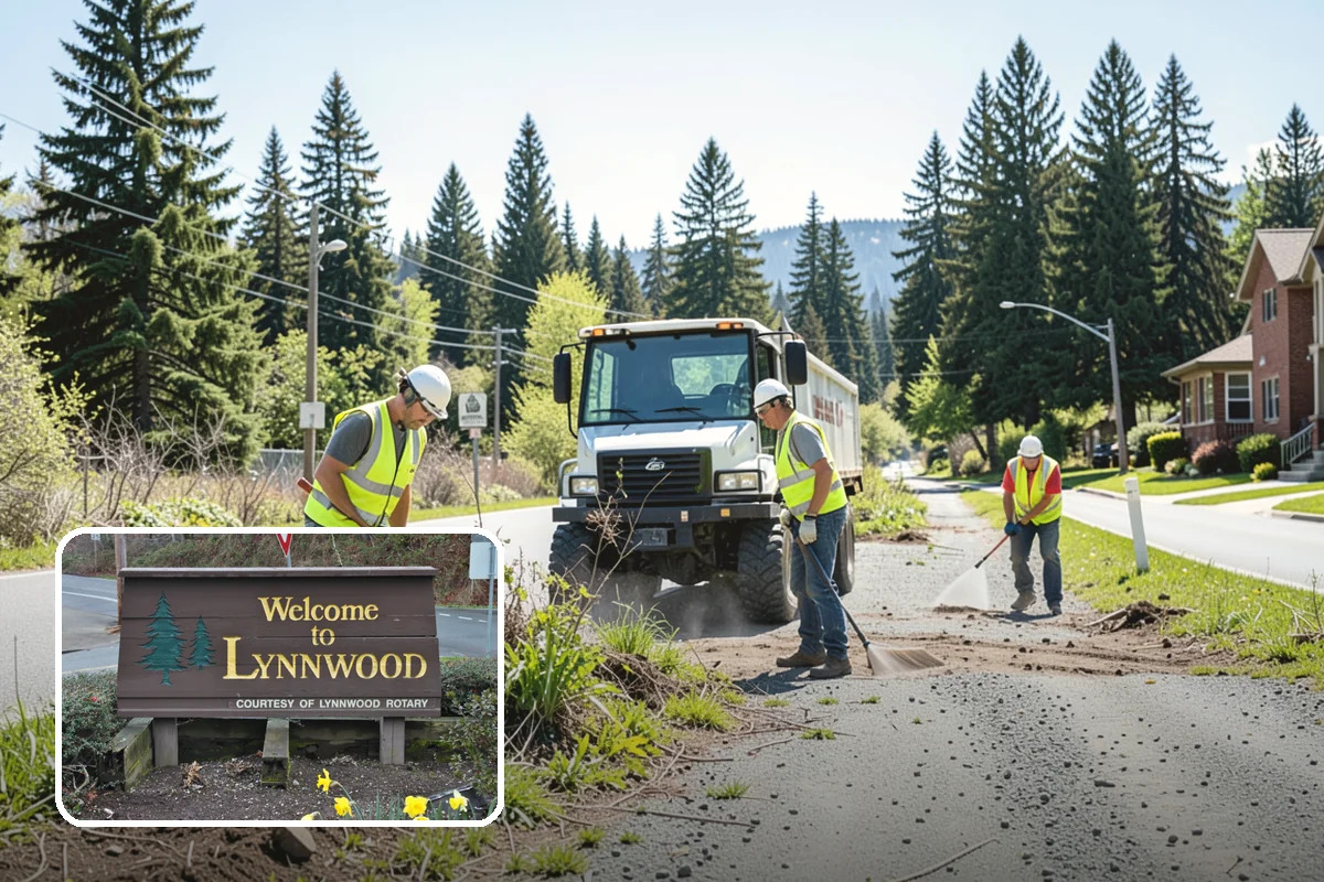 Recycling Station Installation in Lynnwood, Snohomish County, WA - Advances measurable diversion and sustainability goals