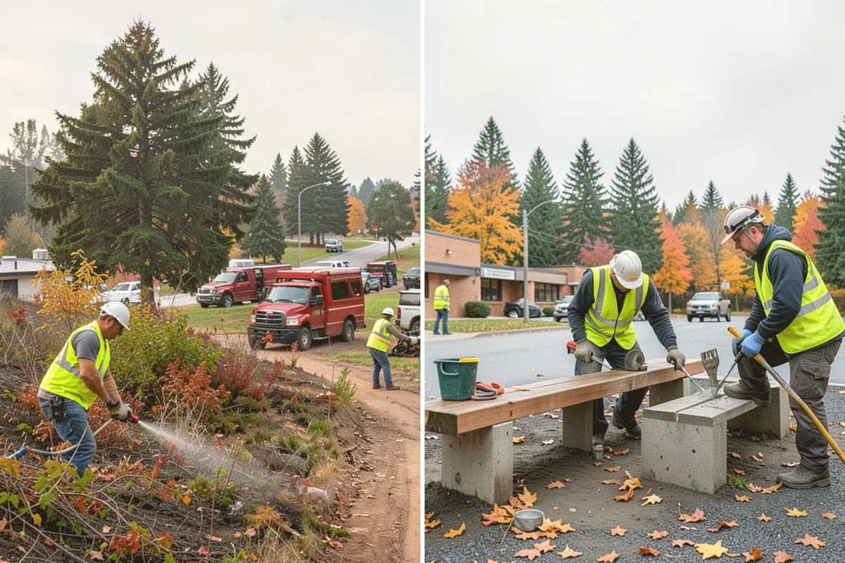 Recycling Station Installation in Lynnwood, Snohomish County, WA - Confirm stream configuration with your hauler and staff